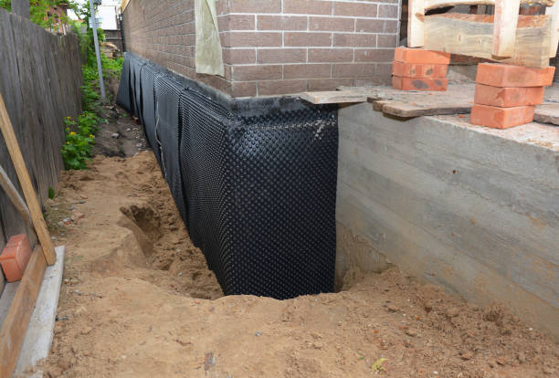 Happy homeowners after waterproofing job in Hightstown